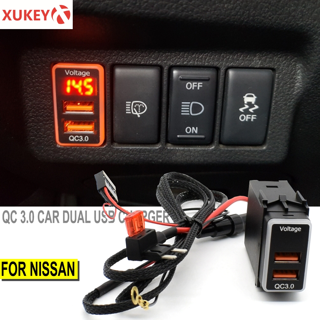 Car Accessories Qc - QC 3.0 Quick Charging Car Dual