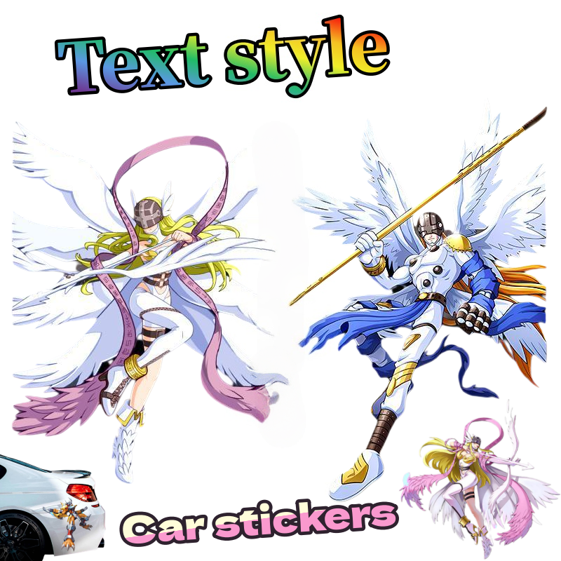 Car Accessories In Japan - Digimon Car Sticker Cute Fashion Cartoon