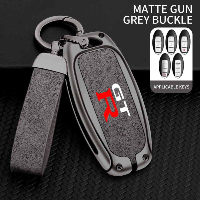 Car Accessories Jdm - Zinc Alloy Leather Car Remote Key