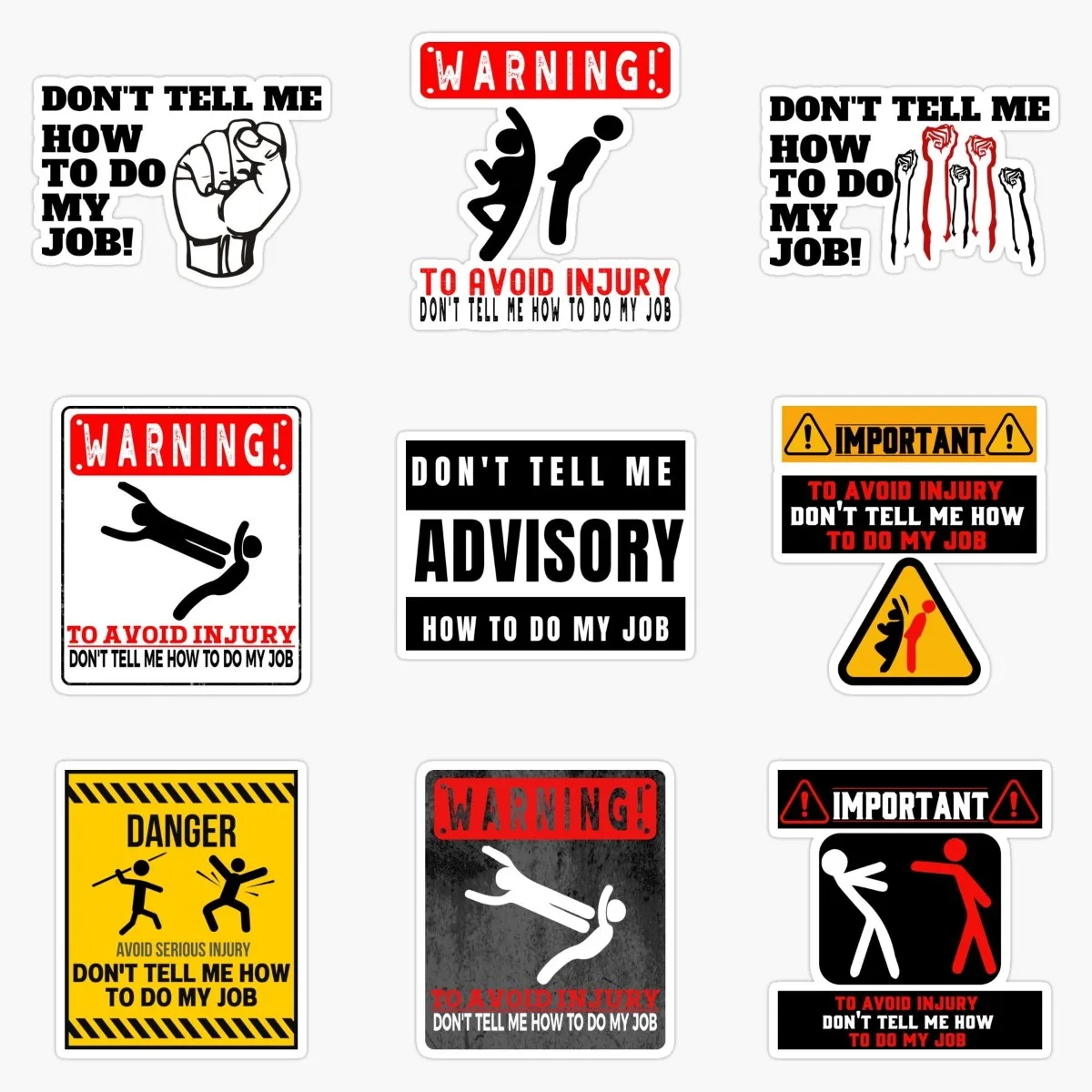 Don't Tell Me How To Do My Job - Car Accessories Job 리뷰 및 가격