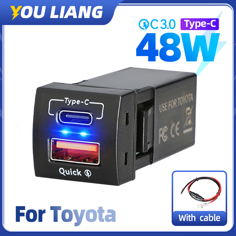 48W Fast Charger QC3.0 USB Typ - Car Accessories Qc 리뷰 및 가격