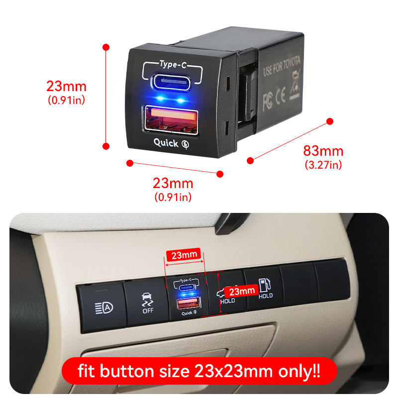 48W Fast Charger QC3.0 USB Typ - Car Accessories Qc 리뷰 및 가격