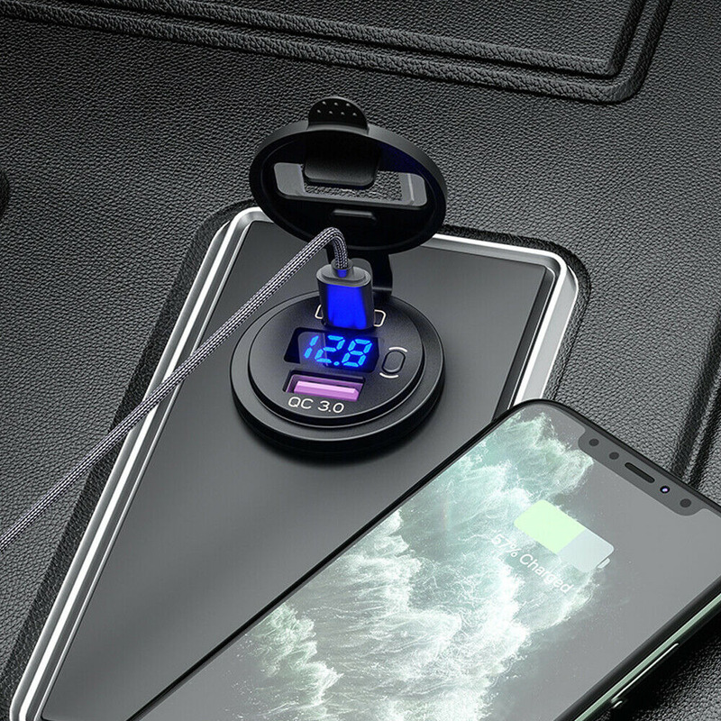 Portable QC 3.0+ PD Dual USB F - Car Accessories Qc 리뷰 및 가격