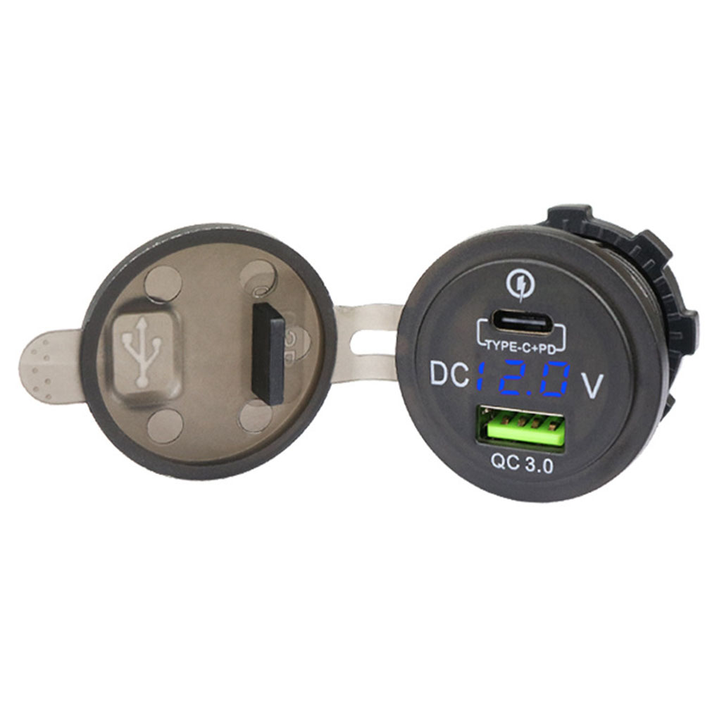 LED Outlet QC 3.0 Socket Voltm - Car Accessories Qc 리뷰 및 가격