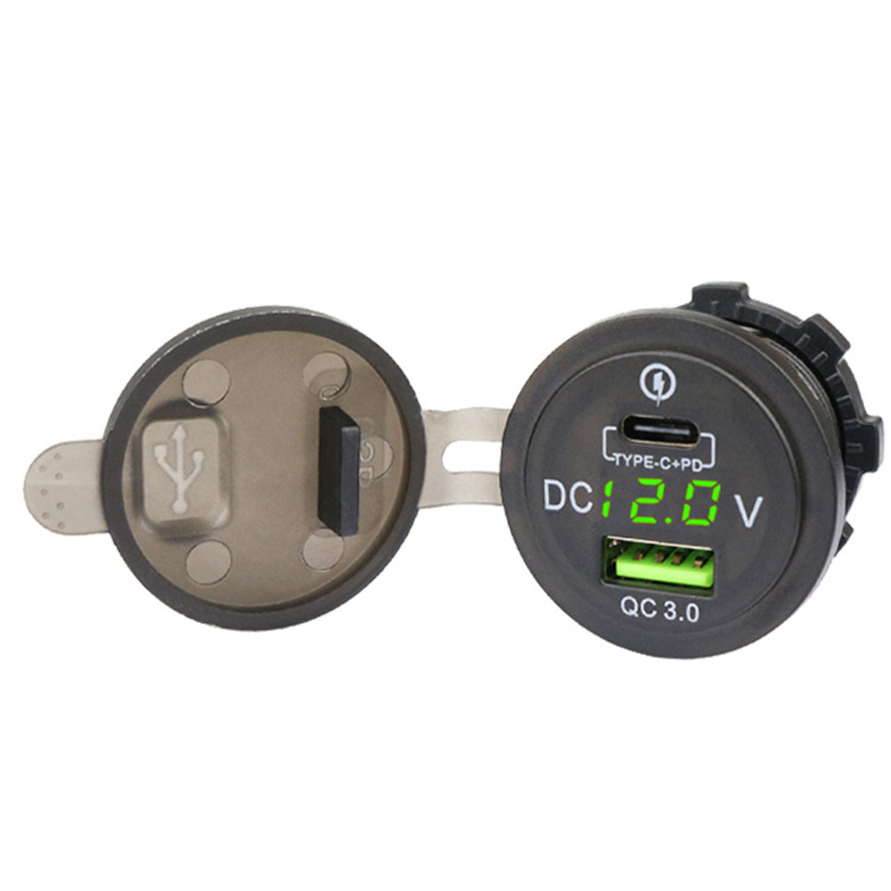 LED Outlet QC 3.0 Socket Voltm - Car Accessories Qc 리뷰 및 가격
