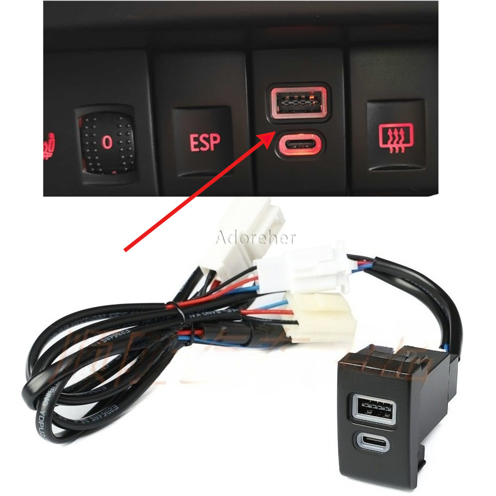 1 PC Car USB QC 3.0 Type C Pho - Car Accessories Qc 리뷰 및 가격
