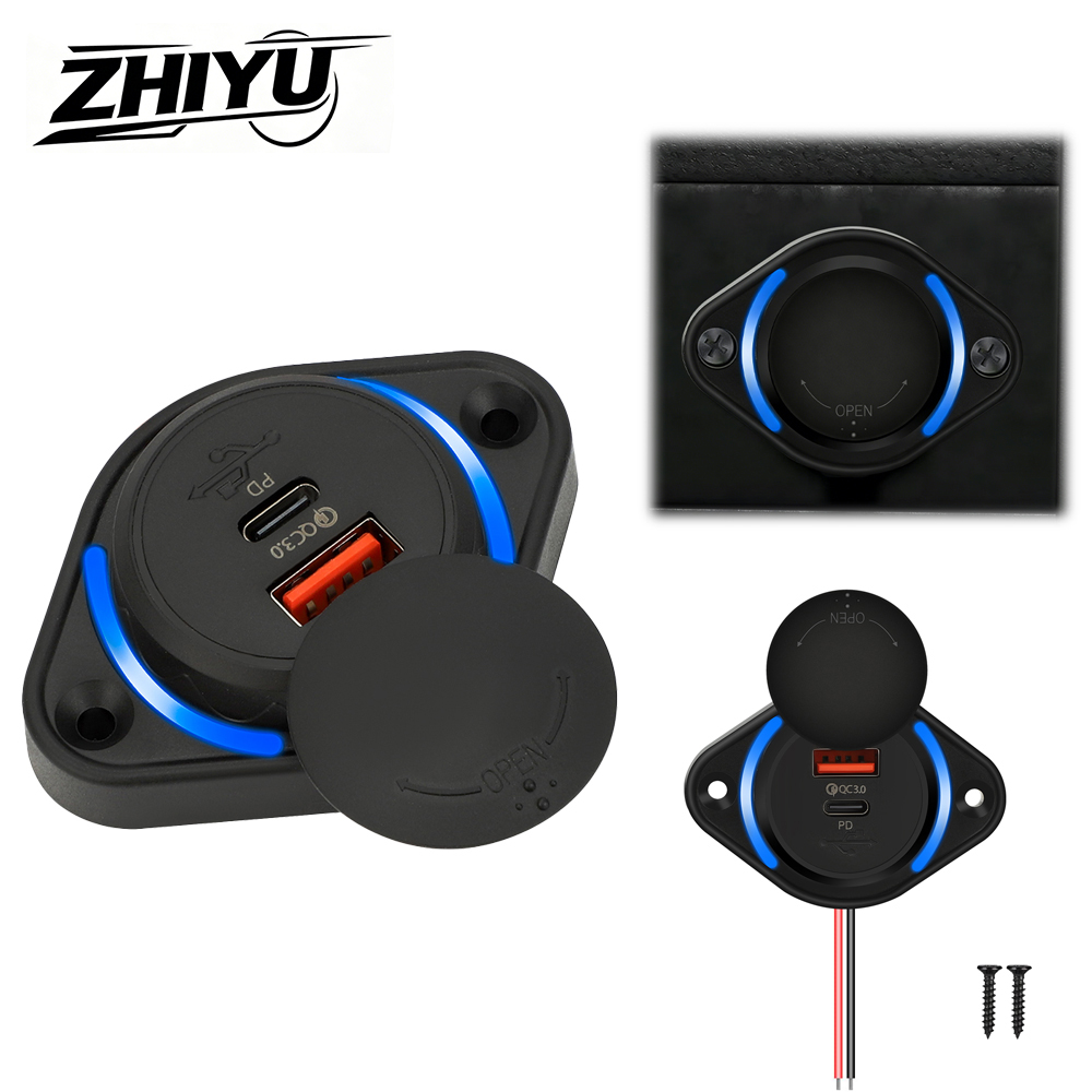ZHIYU QC 3.0 Dual USB Charger  - Car Accessories Qc 리뷰 및 가격