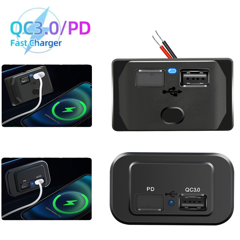 12V-24V USB Fast Car Charger O - Car Accessories Qc 리뷰 및 가격