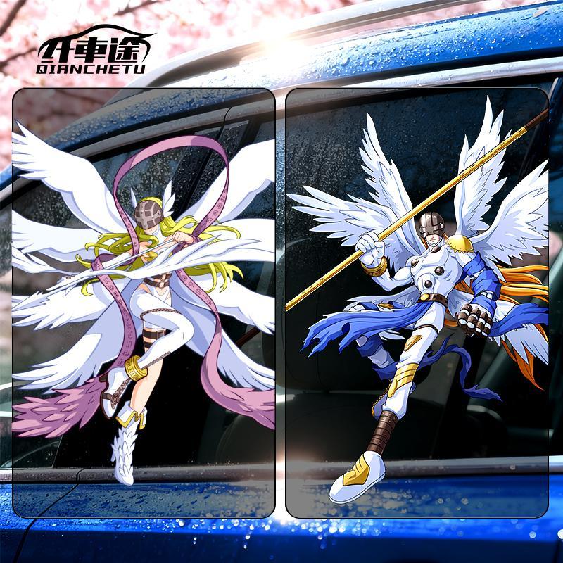 Digimon Car Sticker Cute Fashi - Car Accessories In Japan 리뷰 및 가격