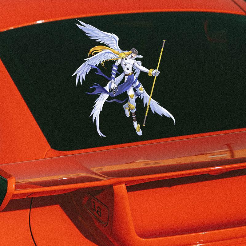 Digimon Car Sticker Cute Fashi - Car Accessories In Japan 리뷰 및 가격