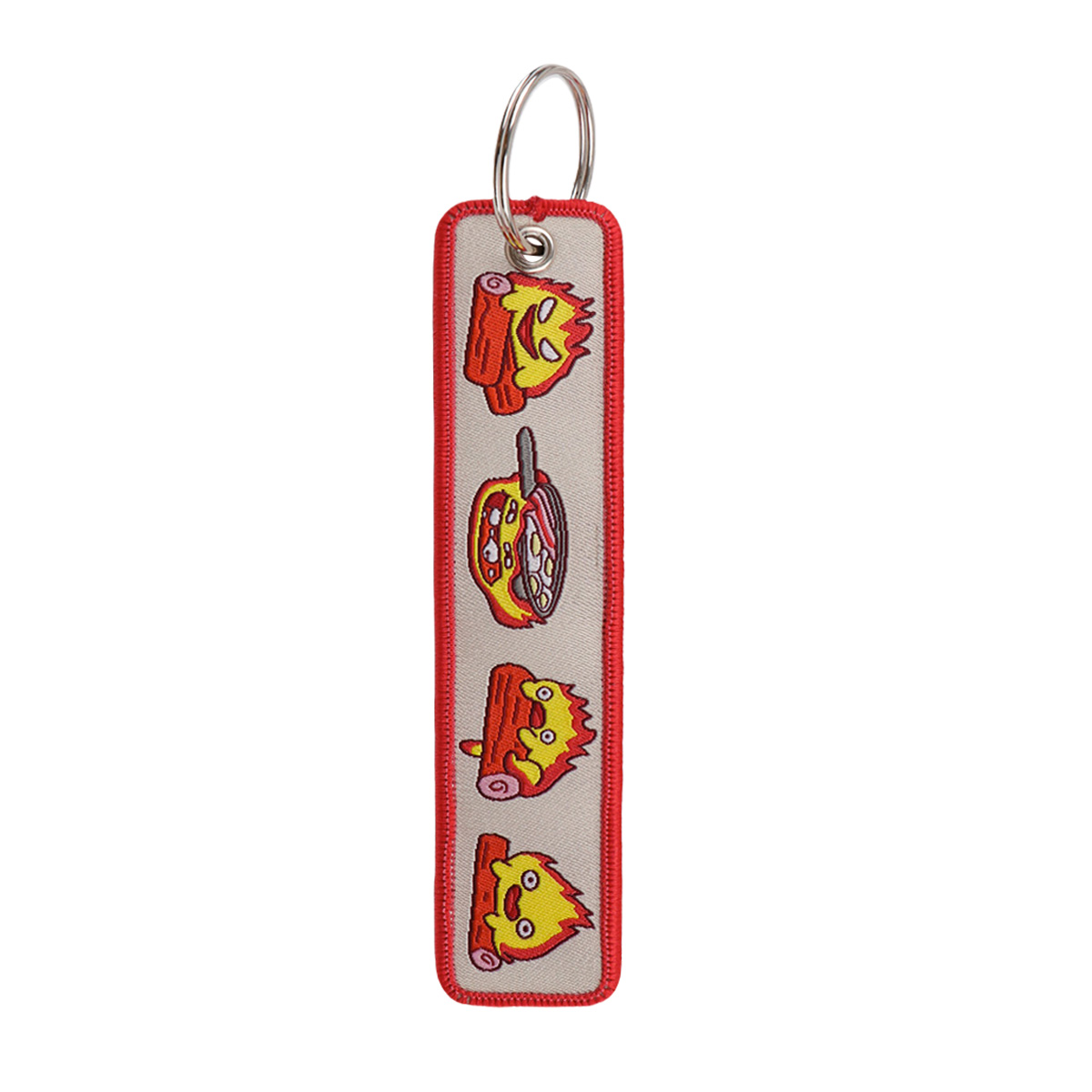 Anime Fire Embroidery Key Fobs - Car Accessories In Japan 리뷰 및 가격
