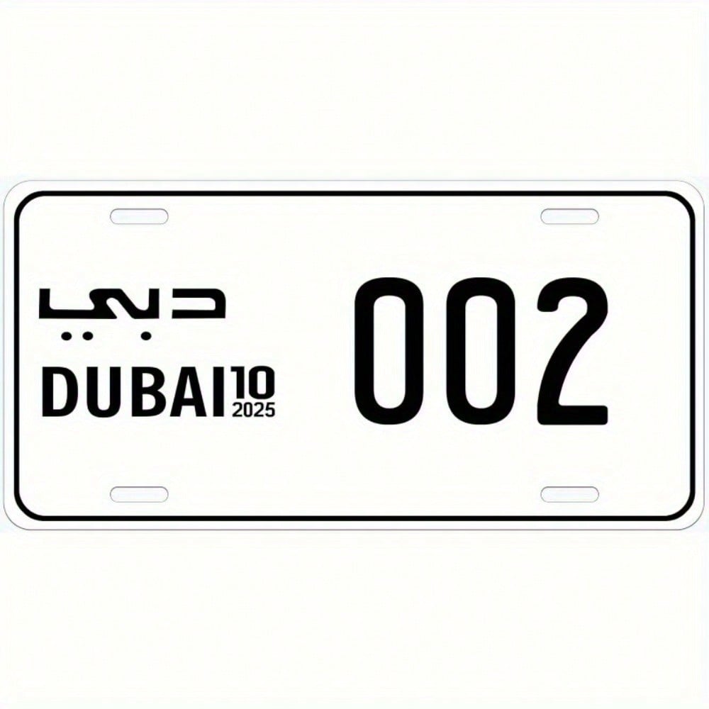Custom Dubai 3D Metal License  - Car Accessories In Dubai 리뷰 및 가격