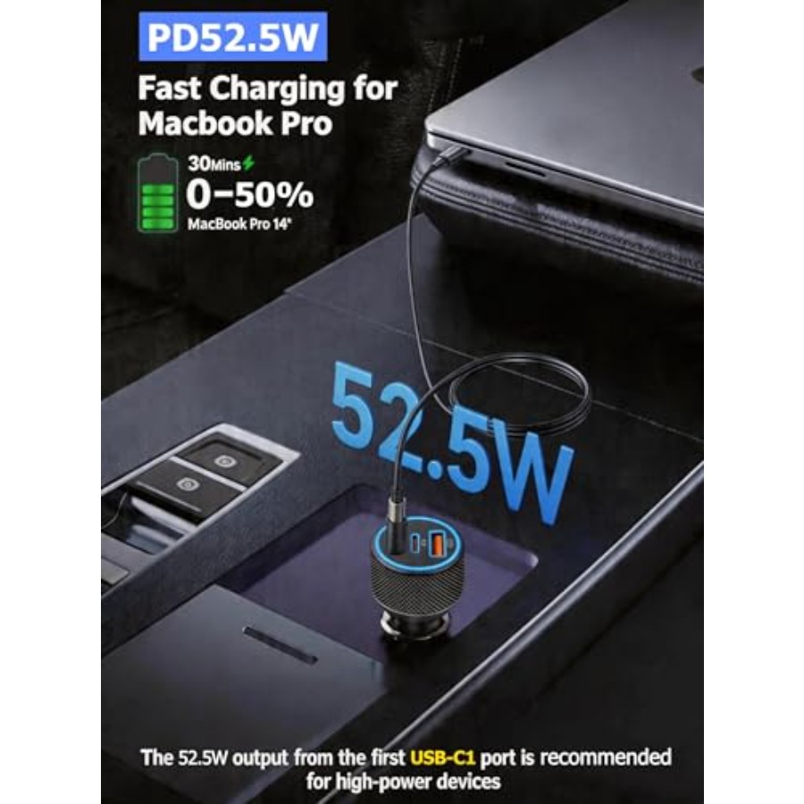 142.5W Car Charger Super Fast  - Car Accessories Qc 리뷰 및 가격