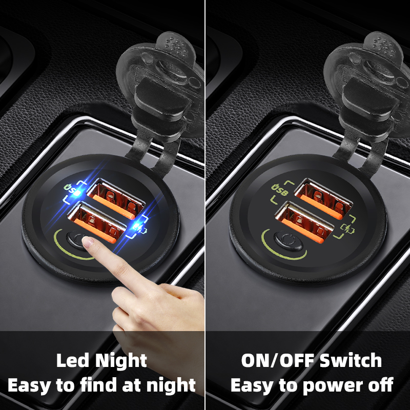 QC3.0 36W Car Usb Charger Auto - Car Accessories Qc 리뷰 및 가격