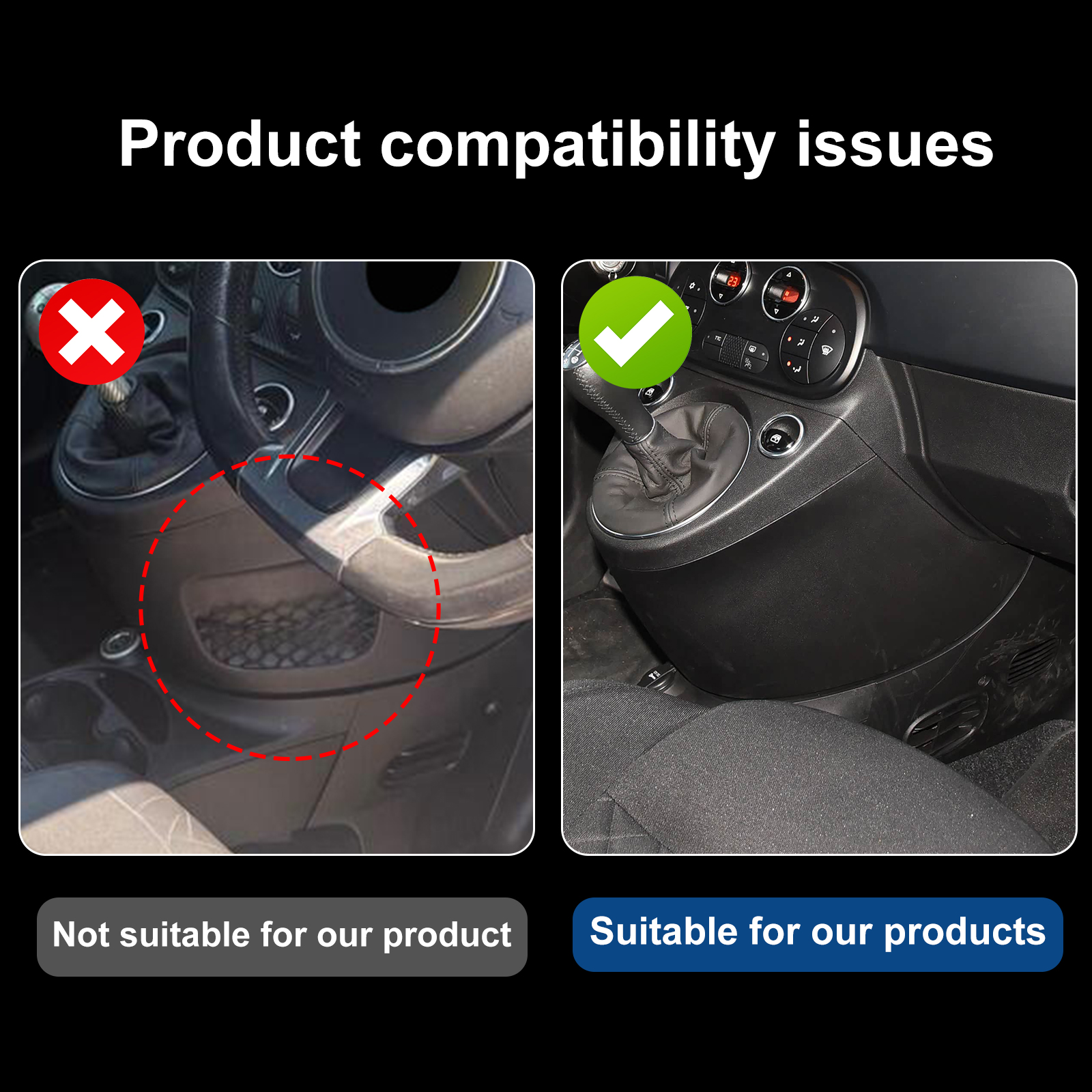 Premium Suede For Abarth 595/6 - Car Accessories Under 500 리뷰 및 가격