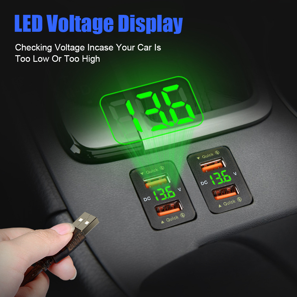 QC Car Socket Charger 12-24V V - Car Accessories Qc 리뷰 및 가격