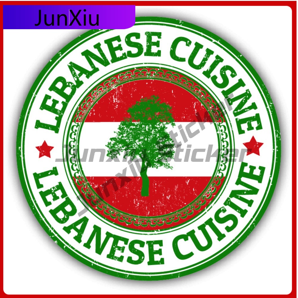 Lebanon Flag Creative Sticker  - Car Accessories Lebanon 리뷰 및 가격