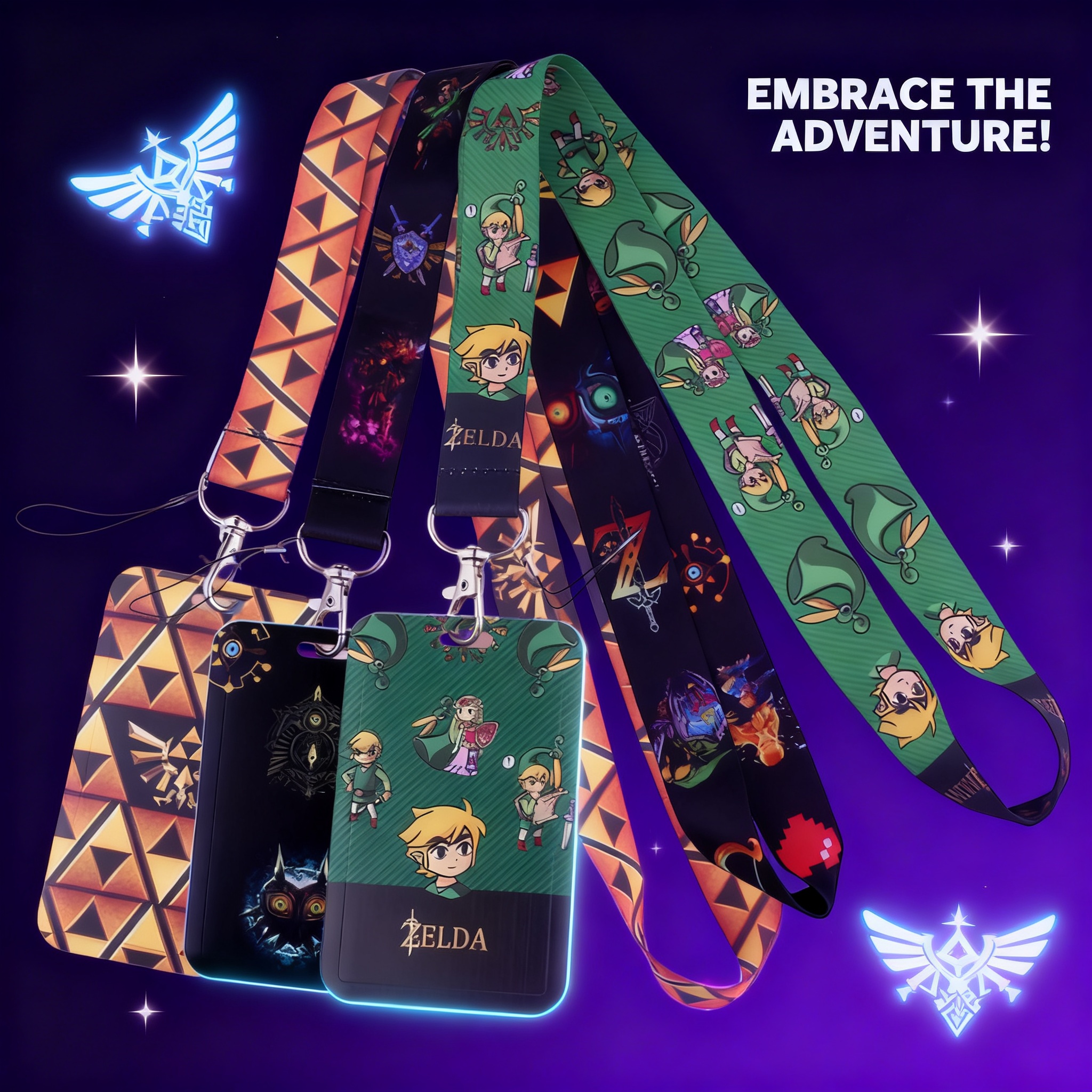 Cartoon Game Lanyards for Key  - Car Accessories In Japan 리뷰 및 가격